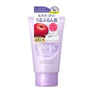 BCL日本進(jìn)口BCL momopuri AHA蜜桃氨基酸洗面奶深層溫清潔溫和潔面乳 紫色A醇護(hù)理120g