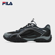 斐樂(lè )（FILA）斐樂(lè )卵石復古跑步鞋男鞋2025新款休閑鞋潮流運動(dòng)鞋薄底德訓鞋 魚(yú)子灰/午夜深藍-CM 40