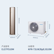 松下3匹新一級能效CS-EJ27FS10M/G/N系列變頻立式柜機空調(diào)原裝壓縮機 3匹 一級能效 CS-EJ27FS10M
