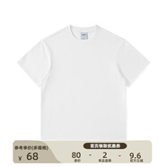 NOTHOMME日系潮牌夏季男款簡(jiǎn)約純色圓領(lǐng)T恤情侶裝寬松打底衫 大白色230g 寬松版 L (175)