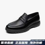 萊爾斯丹（le saunda）2023夏季新款圓頭低幫套腳樂(lè)福鞋男鞋4MM58601 黑色 BKL 40