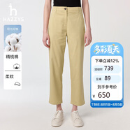哈吉斯（HAZZYS）女裝 直筒通勤休閑褲ATDSP0CAX02 米色BI 44(165/76A44)