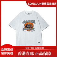 AapeAape聯(lián)名款反伍BADFIVE兵不厭詐主題猿人頭印花寬松男 白色 3XL