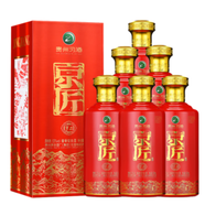 習酒貴州習酒京匠系列 禮盒裝53度醬香型白酒坤沙酒 【喜酒】年貨好禮 53度 500mL 6瓶 京匠 尊品