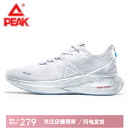 匹克（PEAK）態(tài)極跑步鞋3.0飛織運(yùn)動(dòng)鞋“水盾”男女秋冬款男女情侶 冷淺灰(男款) 43