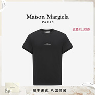 Maison Margiela馬吉拉倒置字母Logo純棉短袖T恤打底衫內(nèi)搭春夏男女款 900黑色 L 50