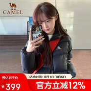 駱駝（CAMEL）戶(hù)外羽絨服600蓬男女新款短款厚外套面包服