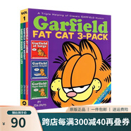 加菲貓英文原版漫畫 合集 故事三合一 Garfield Fat Cat 3 Pack 經(jīng)典趣味幽默漫畫 兒童圖畫故事書 Jim Davis進(jìn)口原版書籍 綠山墻 加菲貓漫畫 三合一 1