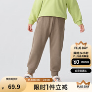 巴拉巴拉童裝兒童褲子男童女童加絨長(zhǎng)褲冬保暖運(yùn)動(dòng)休閑束腳褲208424108217