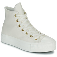 匡威（Converse）女鞋運(yùn)動(dòng)板鞋厚底皮面系帶學(xué)生系帶高幫白色春秋2025新款A(yù)12764C 白色 35