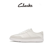 clarksClarks其樂Craftravel Izy男女同款拼接百搭德訓(xùn)鞋運(yùn)動(dòng)休閑板鞋 白色-男款261826667 42