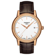 天梭（TISSOT）瑞士手表男表卡森鋼帶石英手表男士手表T085.410.11.011.00 T085頂針金皮男表