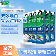 好來（DARLIE）（原黑人）超白竹炭深潔牙膏去漬亮白隔離牙漬雙效煥白 140g竹炭深潔*6支 黑人