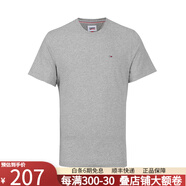 Tommy Hilfiger奢侈品男裝湯米希爾費格男短袖t恤士時尚簡約休閑夏季短袖 11131 灰色 M