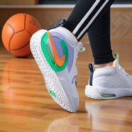 耐克（NIKE）官方艦店青少年球鞋 25夏季新款室內(nèi)外場(chǎng)上透氣籃球鞋 101/zoom氣墊/助力彈跳 37.5 腳長(zhǎng)235mm