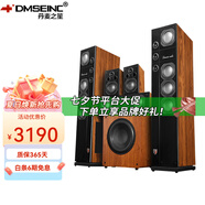 丹麥之笙（DMSEINC）名門(mén)九號 5.1家庭影院音響套裝 家用電視客廳音響  落地式木質(zhì)環(huán)繞音響 大功率功放音箱組合套裝 套餐二：5.1聲道【不帶功放】