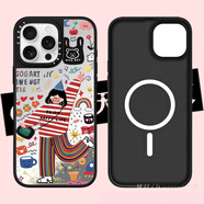 casetify涂鴉集市適用蘋果iPhone16ProMax手機(jī)殼15Pro潮牌14 高品質(zhì):鏡面【929】磁吸版MagSafe IP14ProMax