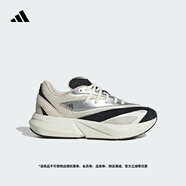 adidas「流光跑鞋」LIGHTBLAZE休閑跑步運動鞋女阿迪達斯輕運動   礬土棕/金屬銀/黑色   36