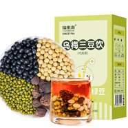 福東海 烏梅三豆飲兒童700克 三豆烏梅飲扁鵲三豆飲三伏天茶孩子愛喝
