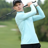 PGM 高爾夫服裝 高爾夫T恤防曬衣 男士冰絲長(cháng)袖內衣 夏季golf打底衫 YF488-淺藍色 M