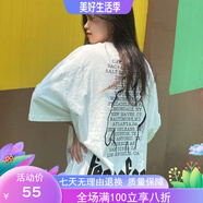 FEAR RICH OF FOG洛杉磯之戰(zhàn)限定白印花vintagefog純棉100%短袖t恤男女 白色 XL
