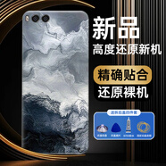 適用小米6后蓋塑料note3電池保護蓋替換玻璃后屏背殼全新蓋板外殼 塑料后蓋丨抽灰 適用小米note3帶鏡框#散熱防震棉