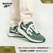 Reebok銳步官方24新品男女CL LEGACY W+蕾格西黑武士休閑復(fù)古跑鞋 100222340 復(fù)古軍綠 37.5 (24cm),US: 6