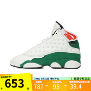 NIKE耐克女鞋Air Jordan 13 AJ13白綠 中幫復古籃球鞋HQ0780-103 HQ0780-103 36