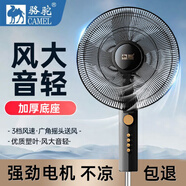 駱駝電風(fēng)扇家用落地扇空氣循環(huán)扇2025新款大風(fēng)力輕音風(fēng)扇智能語音遙控?fù)u頭扇鋁葉立式客廳臥室臺(tái)地兩用 20號(hào)機(jī)械款【5葉優(yōu)質(zhì)塑葉 3檔調(diào)節(jié) 1H定時(shí)】 廣角送風(fēng) 可升降調(diào)節(jié)