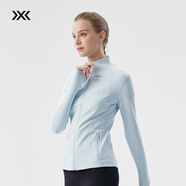 XBIONICX-BIONIC 自由運(yùn)動夾克 女 上衣瑜伽跑步外套 ACTIVE FREE JACKET 淺水藍(lán) XS