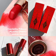 CHARLOTTETILBURY CT2025蛇年新年限定唇膏口紅腮紅盤滋潤添金橘 如夢粉送女友禮物Lucky Cherry唇膏口紅