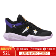 迪卡儂（DECATHLON）兒童籃球鞋NBA湖人籃球鞋體育學(xué)校訓(xùn)練運(yùn)動(dòng)鞋IVO3 洛杉磯湖人-黑色 36
