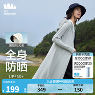 蕉下（beneunder）防曬衣防曬服長(zhǎng)款女冰絲感修身海邊沙灘透氣全身防曬衣 【戶外長(zhǎng)款】銀河灰 L