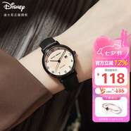 迪士尼（Disney）手表女款簡(jiǎn)約氣質(zhì)ins風(fēng)帶日歷防水石英表中學(xué)生女士手表MK-11633B