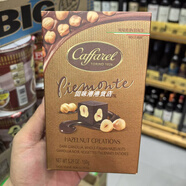 口福萊（Caffarel） 特濃黑巧克力片裝高端進(jìn)口零食 Caffare 榛子黑朱古力-150g