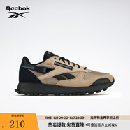 Reebok銳步官方男女款CLASSIC LEATHER黑武士美拉德休閑復(fù)古跑鞋 100025108 36.5 (23.6cm),US:5.5