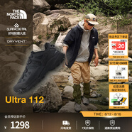 北面（The North Face）徒步鞋男Ultra 112防水抓地跑步鞋透氣登山鞋25秋冬新品|8191 KX7/黑色 42