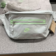 耐克耐克包包男女包Tech Hip Pack斜挎包單肩大容量學(xué)生運(yùn)動(dòng)健身腰包 DN2556-035淺銀/淺銀/蒸氣綠 均碼