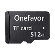 ONEFAVOR小容量64M內存卡MicroSD卡老人機錄音機內存卡藍牙音箱存儲卡128M耳機MP3收音機電話手表256mTF卡 512MB-C4【注意是小容量MB】 單卡+透明卡盒