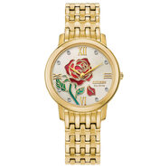 Citizen 迪士尼公主貝兒金色手表 30mm 金色