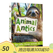 英文原版 DK Animal Antics  精裝 滑稽的動物照片 有趣生動的動物知識講解 兒童動物百科啟蒙認知科普讀物 . 夢想童趣城