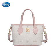 迪士尼新款百搭單肩斜挎包多功能時(shí)尚小包女款手提包韓版氣質(zhì)潮流公主包 白色