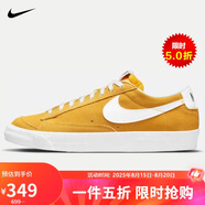 耐克男子板鞋 BLAZER LOW '77  運動(dòng)鞋 DA7254-700速度黃色42碼