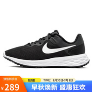 耐克NIKE女跑步鞋REVOLUTION6運動(dòng)鞋DC3729-003黑白36