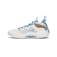 李寧（LI-NING）反伍暴風(fēng)丨減震耐磨高回彈籃球外場(chǎng)鞋男鞋2025夏季防滑籃球鞋 乳白色-4 42 (265mm)