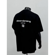 燦圖 cleanfit黑色短袖t恤男夏季字母印花半袖重磅純棉潮牌痞帥上衣服 黑色 常規(guī) 3XL 建議160斤到180斤