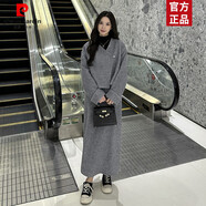 皮爾卡丹（pierre cardin）高級感灰色西裝呢子連衣裙子女秋冬季2025新款小個(gè)子穿搭套裝長(cháng)裙 灰色套裝裙/小香風(fēng)套裝/溫柔系穿 M 45/55kg