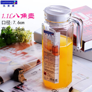 RSRDDY玻璃冷水壺耐泡茶壺冷水壺水杯大容量鴨嘴冷水壺 1L 樂(lè)美雅鴨嘴壺限時(shí)特惠加厚耐熱1點(diǎn)3L