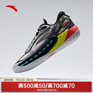 安踏（ANTA）狂潮6丨外場實(shí)戰(zhàn)防滑耐磨低幫運(yùn)動(dòng)籃球鞋男 芯片灰/基礎(chǔ)黑-3 42