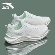 anta kids安踏漫步女鞋跑步鞋2025夏季新款輕便網(wǎng)面透氣運(yùn)動(dòng)鞋軟底減震跑鞋 【漫步2網(wǎng)面】象牙白/淺曦綠 37.5
